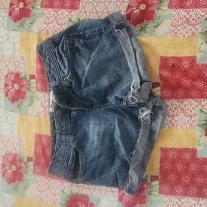 Lowrise jean shorts